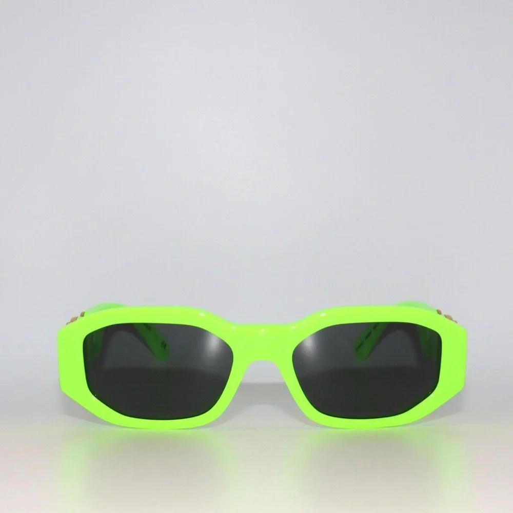 Versace Kids Sunglasses VK4429U 536987 Fluo Green Gray Gold JR 4429